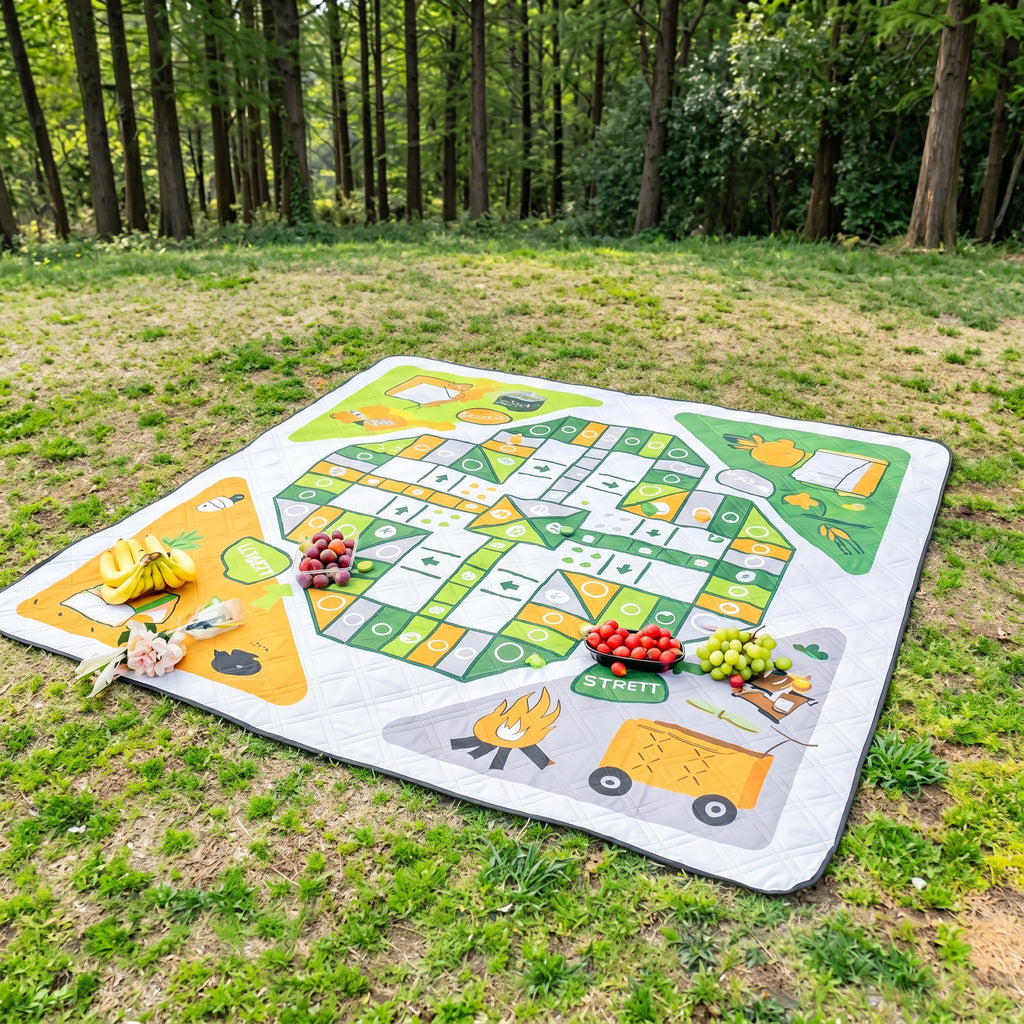 Game Print Picnic Rug