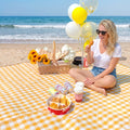 Gingham Beach Picnic Mat